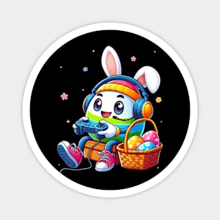 Easter Egg Playing Video Game For Gamer Boys Magnet